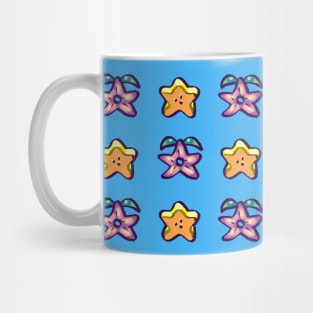 stardew stardrop and starfruit pattern Mug